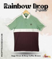 Rainbow Drop Polo T-Shirt - Image 2