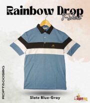 Rainbow Drop Polo T-Shirt - Image 3