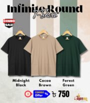 Round Neck T-Shirt 3 pcs Combo - Image 4