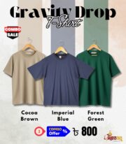Drop Shoulder T-Shirt 3 pcs Combo